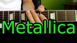 Jak zagrać - Metallica - Enter Sandman - Riff - Lekcja HD chords