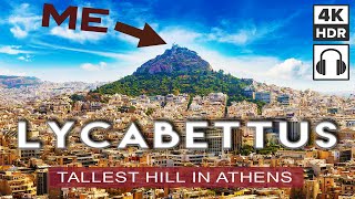 MOUNT LYCABETTUS, Tallest Hill in ATHENS Greece 🇬🇷 | I Climb to the Top & Go Down With the Cable Car