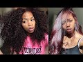 CURLY TO SILKY STRAIGHT + red color | Sidne Power