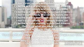Taylor Swift — Look What You Made Me Do (Lyrics)