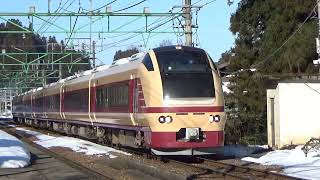 【上越線】E653系K70編成（国鉄色）回9841M 大沢駅通過