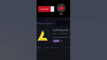 Cyber punk VScode theme 🔥👌 #coding