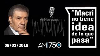 Víctor Hugo Morales y su anécdota con Macri y Larreta