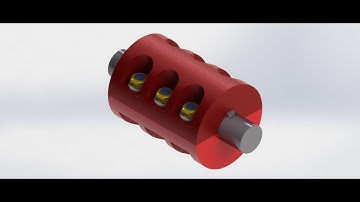 Split Muff Coupling | Solid Works | part Design And Assembly