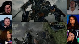 Death Of Optimus Prime Transformers Revenge Of The Fallen Reaction Mashup