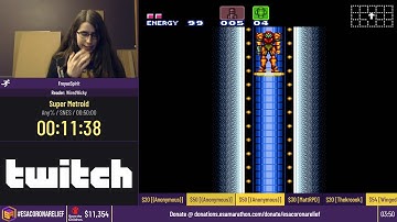 Super Metroid [Any%] by FreyasSpirit - #ESACoronaRelief