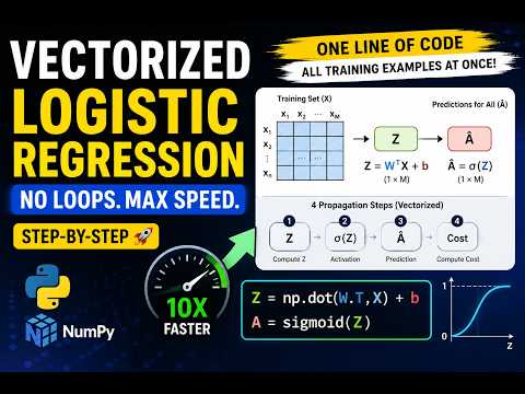Vectorized Logistic Regression Explained Step-by-Step
