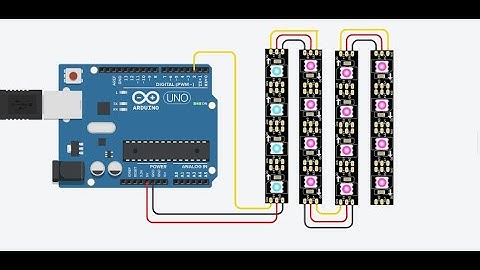 Pixel Led Arduino Tinkercad | Arduino Project |