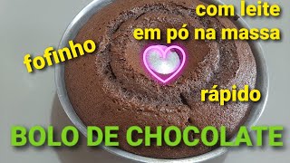 BOLO DE CHOCOLATE CASEIRO ( FAÇA E VENDA ) com CozinhandoComNane :) 