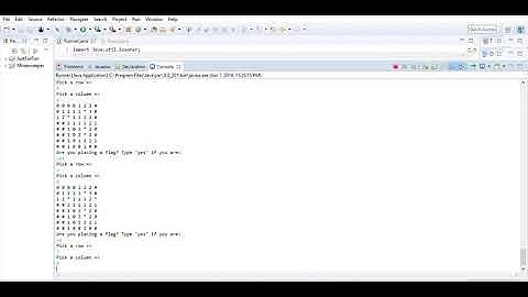 I made a minesweeper