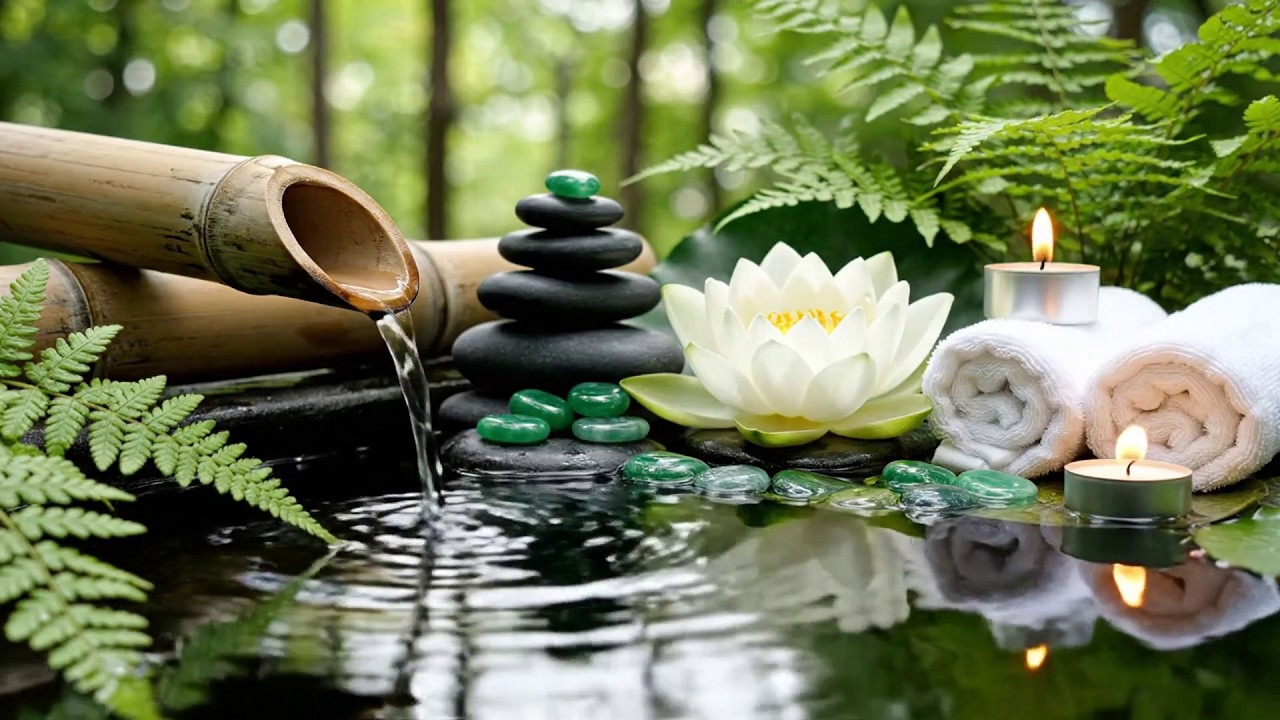 Water Calm Instruments Relaxing Music to Calm Your Mind 🌿 Soothing Water Sounds, Anxiety ...
