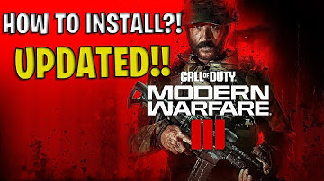 How To Install Modern Warfare III Campaign on PS5! (REUPLOAD)