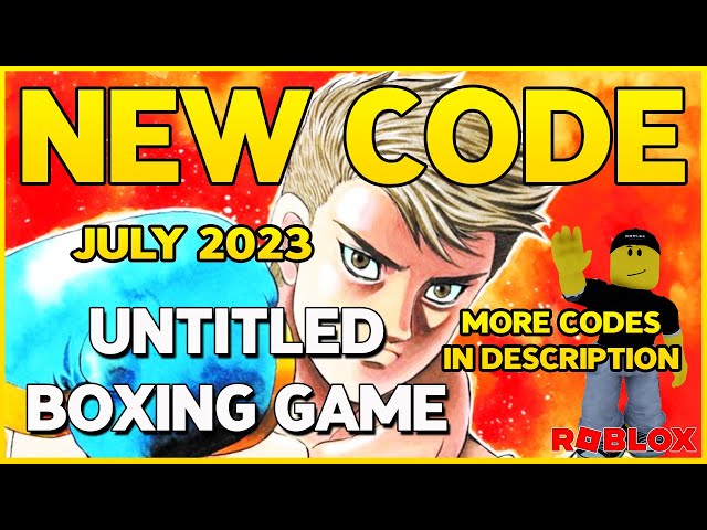 Roblox Untitled Boxing Game Codes (June 2023) - Touch, Tap, Play