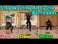 The Reason To STOP Using ALL Castle Barricades In Prep. Phase! - Rainbow Six Siege Demon Veil