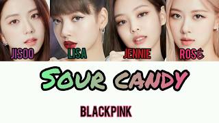 BLACKPINK - SOUR CANDY lyrics (Color Coded)