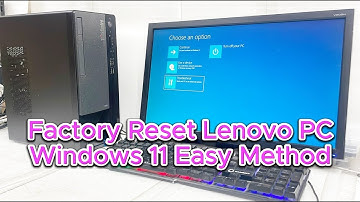Factory Reset Lenovo PC Windows 11 Easy Method | Factory reset Lenovo PC without Password