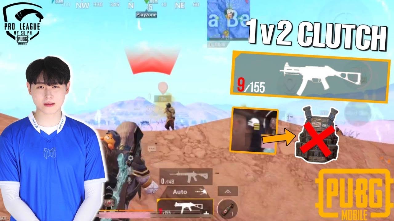 9 Bullets No Vest Clutch To Win in PMPL | PUBG MOBILE