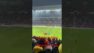 Diyarbakırda Tribün Show Türkiye-İskoçya Maçı