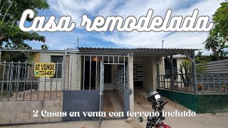 (VENDIDAS) 2 Casas TOTALMENTE remodeladas junto con terreno | GANGA | Lourdes Colón,  El Salvador