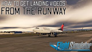 How to get landing videos from the runway in MSFS using replay tool! Msfs plane spotter videos!