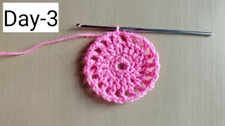 today we will learn to complete forth round of crochet.  
