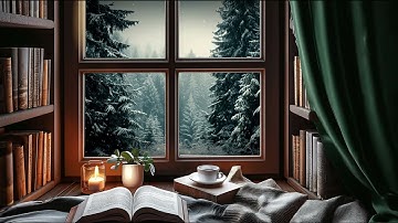 COZY READING NOOK | Relaxing Ambient Music to Read & Study 📚❄️