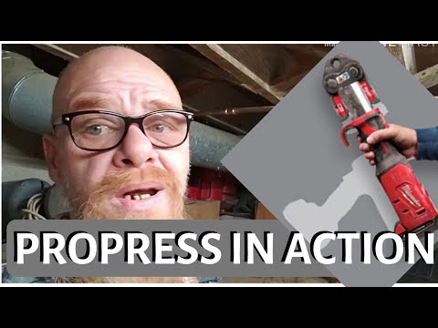 Milwaukee Force Logic Pro Press Tool | IN ACTION | EVERY PLUMBER NEEDS ...