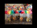 Rainbow party themed decorating ideas - YouTube