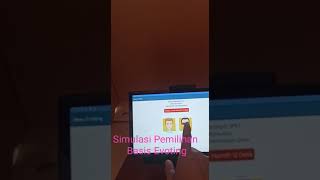 Simulasi Pemilihan Kepala Desa/Pekon secara E - Voting #Pilkades #Pilkakon #E-Voting #simulasi #desa