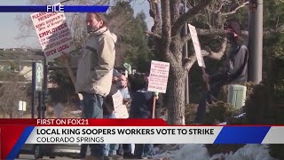 Colorado Springs King Soopers workers vote to strike