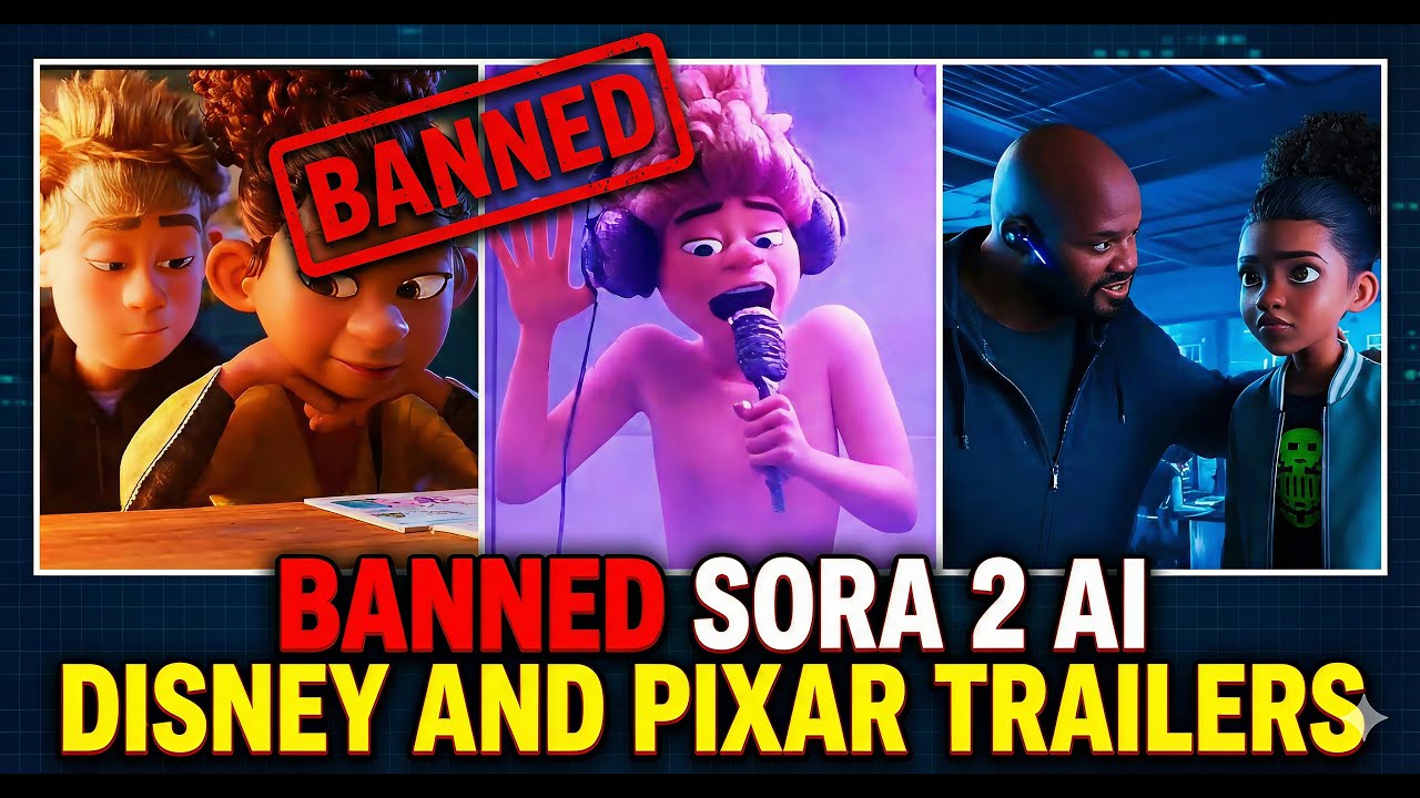 Banned Sora 2 AI Disney and Pixar Trailers (Part 2)