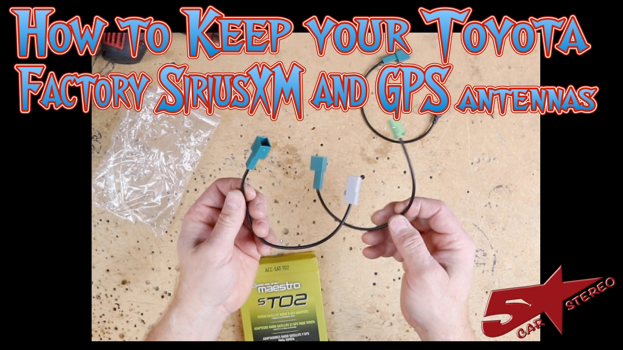 How To Keep Your Factory Toyota Siriusxm And Gps Antennas Youtube