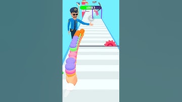 lce Cream Stack Games Runner Level-2 #3D #games #youtubeshorts #shorts