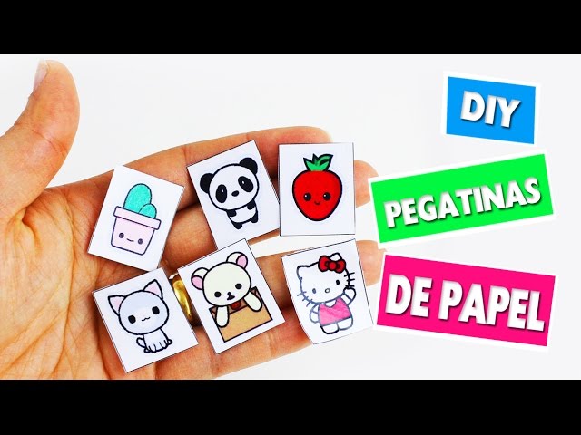 Pegatinas de Números  Manualidades de papel para niños