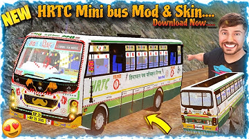 HRTC Mini Bus Mod & Skin | Super Modified | Download Now #hrtc #bussid