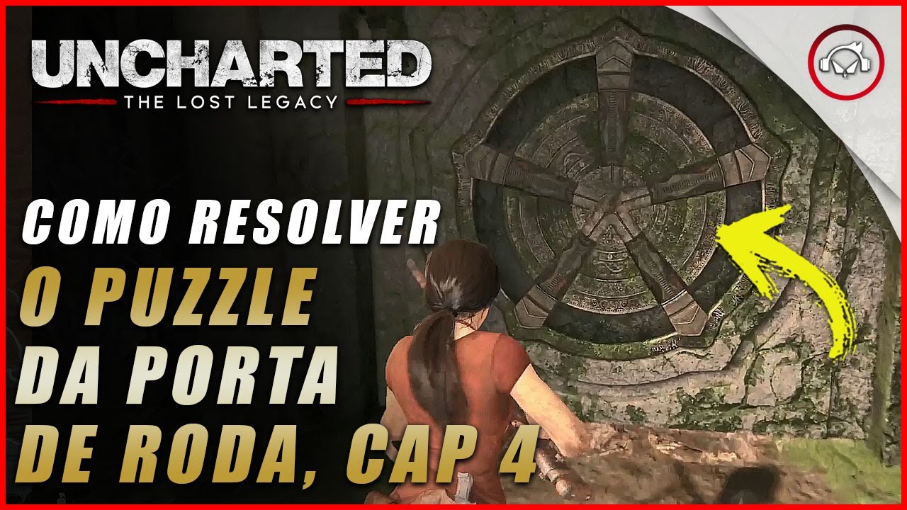 Miniatura do vídeo Uncharted The Lost Legacy Ps5/Ps4/Pc, Como resolver o puzzle da porta de roda cap 4 | Super dica