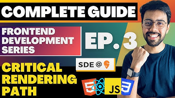 How does Browser loads a Web page? | Complete Guide To Frontend Development - Ep. 3 🔥