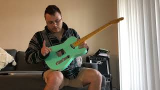 Гитарный фетиш XGP Seafoam Green Double Bound Telecaster Build