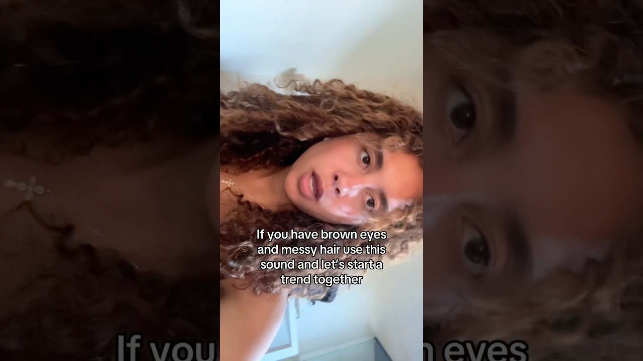 What if there was a trend for brown eyed messy hair people 