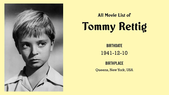 Tommy Rettig Movies list Tommy Rettig| Filmography...