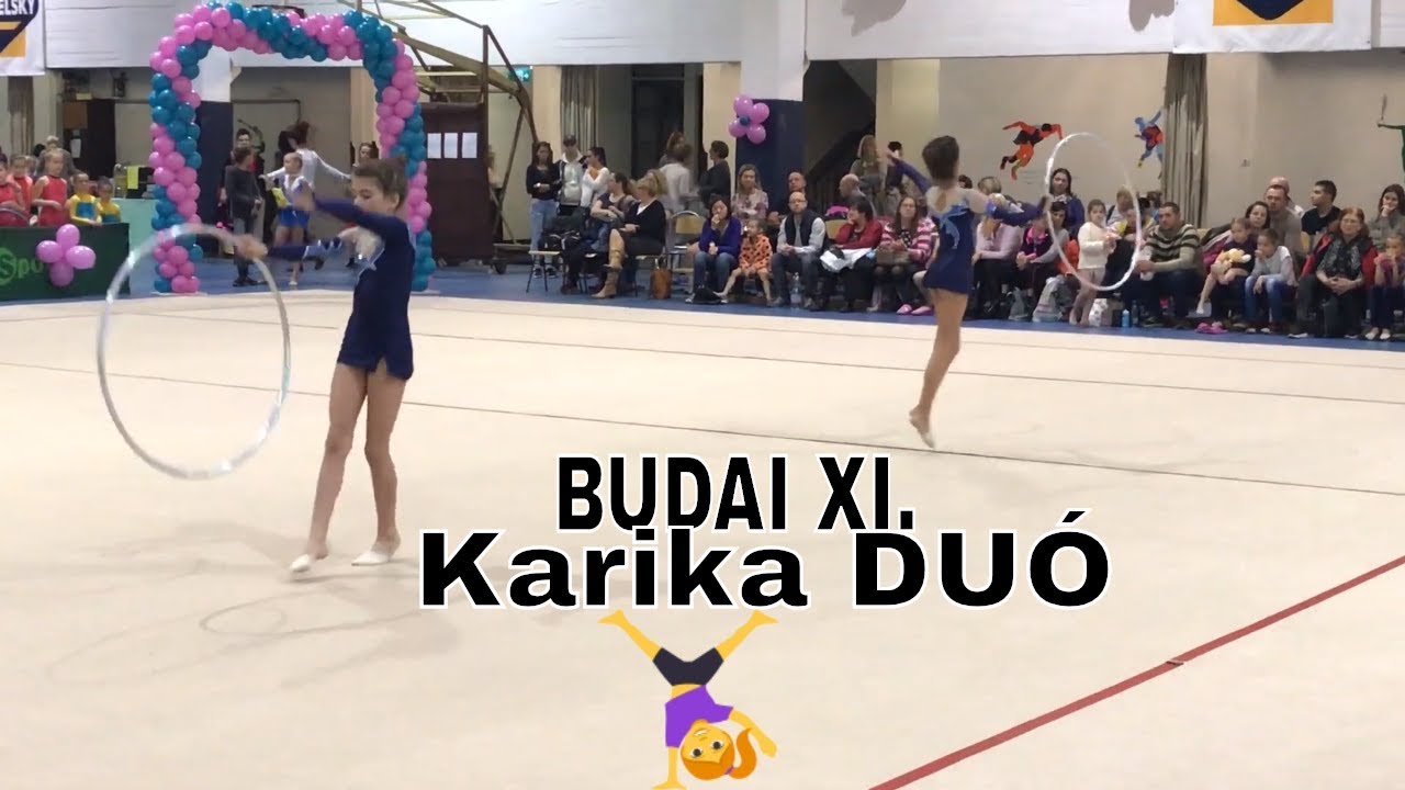 Ritmikus Gimnasztika gyakorlat Gyermek Duó karika Budai XI RG