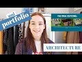 My University Portfolio for Architecture  *Accepted!* | Jess Louise