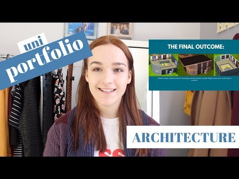 My University Portfolio For Architecture Accepted Jess Louise