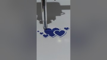 Beautiful heart drawing using CNC plotter #drawing #art #satisfying