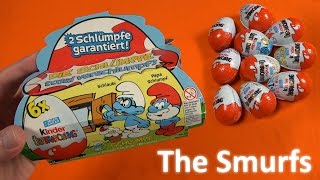 The Smurfs &amp; Asterix - Kinder Surprise Egg UNBOXING