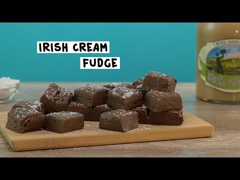 Irish Cream Fudge - Tipsy Bartender