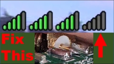 HDZero Goggles top SMA low signal repair