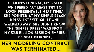 At Mom's Funeral, My Sister Mocked My Clothes—She Didn’t Know I Own the Designer Brand She Dissed News