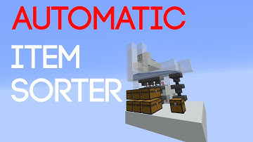 Minecraft Automatic item sorter - 1.16