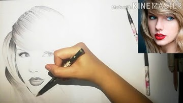 Taylor Swift Time Lapse Drawing